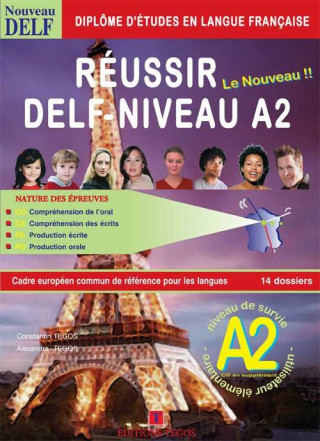 Книга Réussir le Delf A2 + Corrigés + CD 