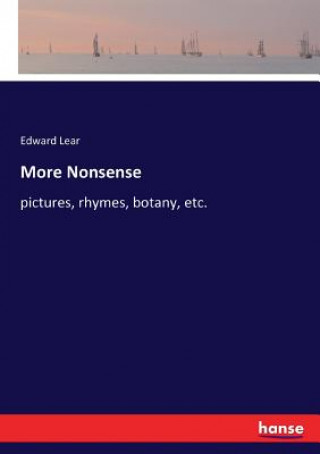 Kniha More Nonsense Edward Lear