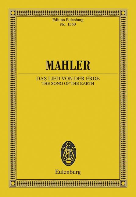 Kniha Das Lied von der Erde Gustav Mahler