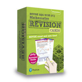 Kniha Pearson REVISE AQA GCSE (9-1) Maths Foundation Revision Cards 