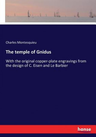 Kniha temple of Gnidus Charles de Secondat Montesquieu