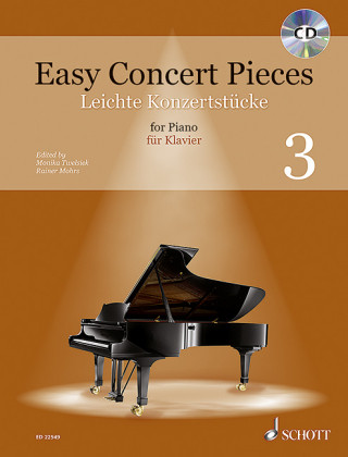 Nyomtatványok Easy Concert Pieces. Klavier Band 3. Ausgabe mit CD Monika Twelsiek