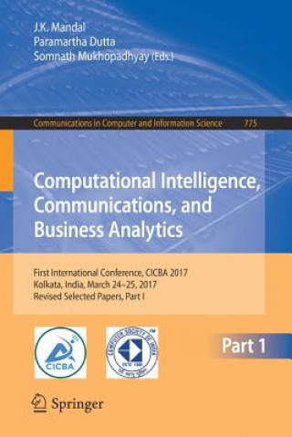 Carte Computational Intelligence, Communications, and Business Analytics J. K. Mandal
