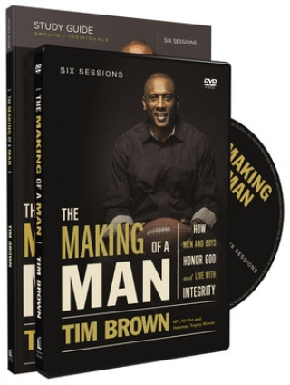 Kniha Making of a Man Study Guide with DVD Tim Brown