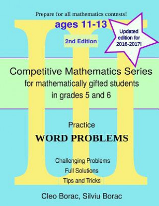 Knjiga Practice Word Problems: Level 3 (ages 11-13) Cleo Borac