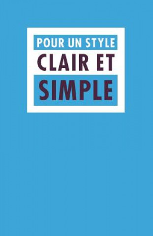Carte Pour un style clair et simple Minister of Supply and Services Canada