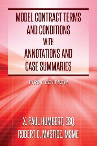 Carte Model Contract Terms and Conditions with Annotations and Case Summaries X Paul Humbert