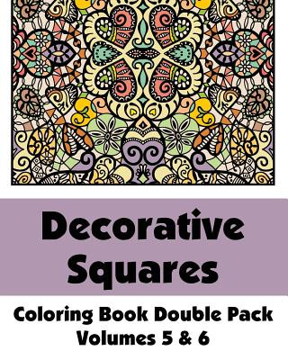 Książka Decorative Squares Coloring Book Double Pack (Volumes 5 & 6) H R Wallace Publishing