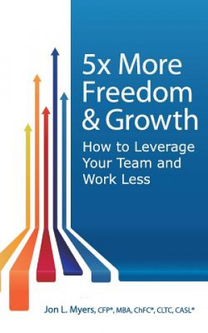 Könyv 5X More Freedom and Growth: How to Leverage Your Team and Work Less Jon Myers
