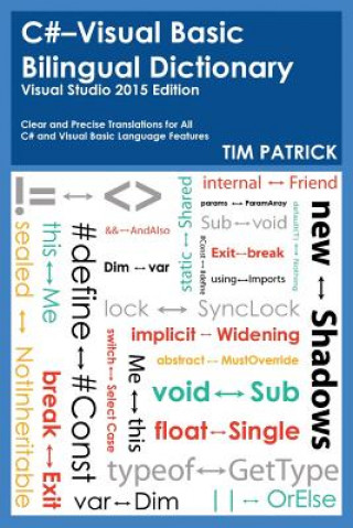 Kniha C#-Visual Basic Bilingual Dictionary: Visual Studio 2015 Edition Tim Patrick