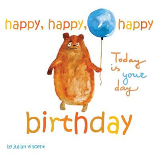 Kniha Happy, Happy, Happy Birthday Julian Vincent