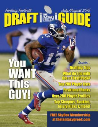 Książka Fantasy Football Draft Guide July/August 2015 James Saranteas