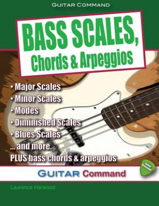 Kniha Bass Scales, Chords And Arpeggios Laurence Harwood