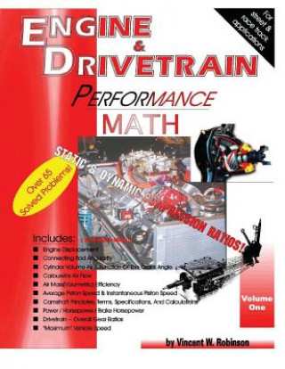 Book Engine & Drivetrain Performance Math (Volume One) Vincent W Robinson