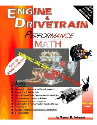 Kniha Engine & Drivetrain Performance Math (Volume Two) Vincent W Robinson