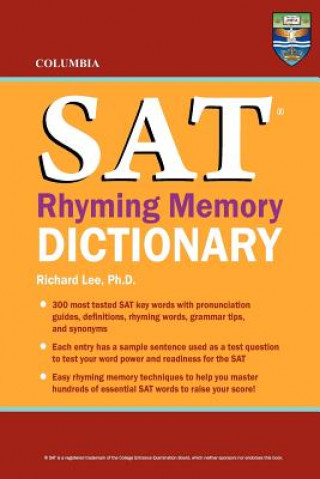 Kniha Columbia SAT Rhyming Memory Dictionary Richard Lee Ph D