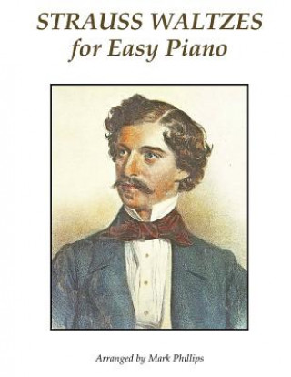 Książka Strauss Waltzes for Easy Piano Johann Strauss