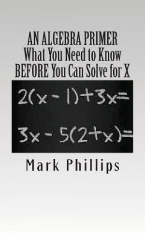 Kniha An Algebra Primer: What You Need to Know BEFORE You Can Solve for X Mark Phillips