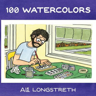 Kniha 100 Watercolors Alec Longstreth