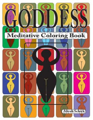 Kniha Goddess Meditative Coloring Book: Adult coloring for relaxation, stress reduction, meditation, spiritual connection, prayer, centering, healing, and c Aliyah Schick