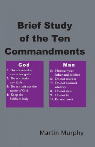 Kniha Brief Study of the Ten Commandments Martin Murphy