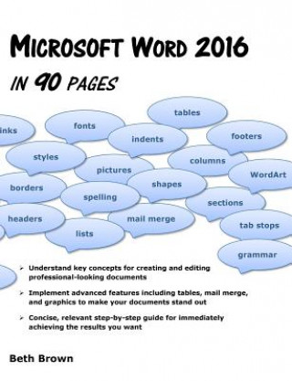 Libro Microsoft Word 2016 in 90 Pages Beth Brown