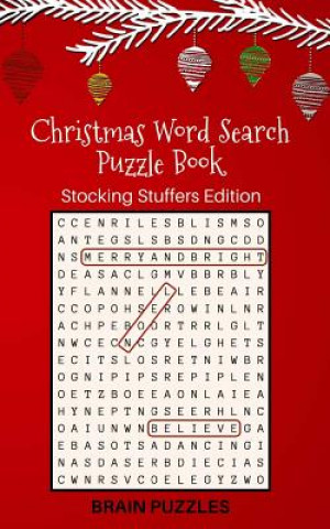 Książka Christmas Word Search Puzzle Book: Stocking Stuffers Edition: Great Gift for Kids and Adults! Brain Puzzles