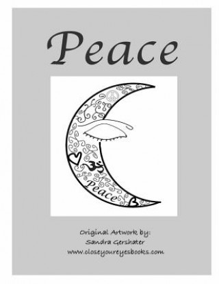 Kniha PEACE Coloring Book Sandra Gershater