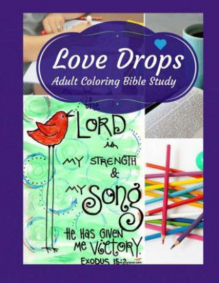 Kniha Adult Coloring Bible Study: Love Drops Leslie Eaton