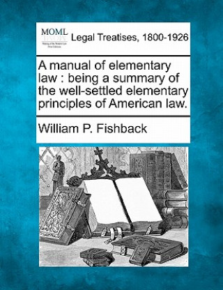 Kniha A Manual of Elementary Law: Being a Summary of the Well-Settled Elementary Principles of American Law. William P Fishback