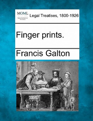 Libro Finger Prints. Francis Galton