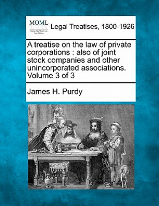 Kniha A Treatise on the Law of Private Corporations: Also of Joint Stock Companies and Other Unincorporated Associations. Volume 3 of 3 James H Purdy