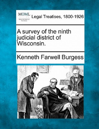Carte A Survey of the Ninth Judicial District of Wisconsin. Kenneth Farwell Burgess