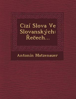 Kniha Cizi Slova Ve Slovanskych: EC Ech... Antonin Matzenauer