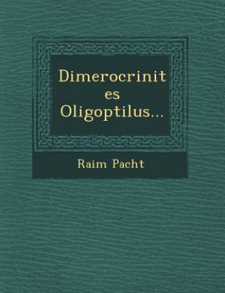 Libro Dimerocrinites Oligoptilus... Raim Pacht