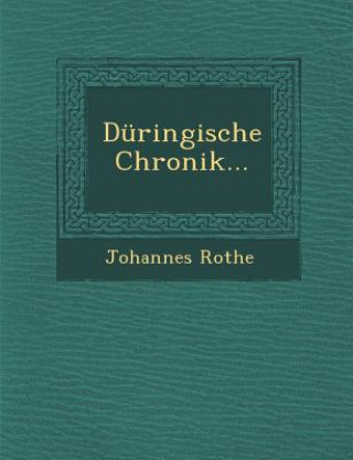 Carte Düringische Chronik... Johannes Rothe