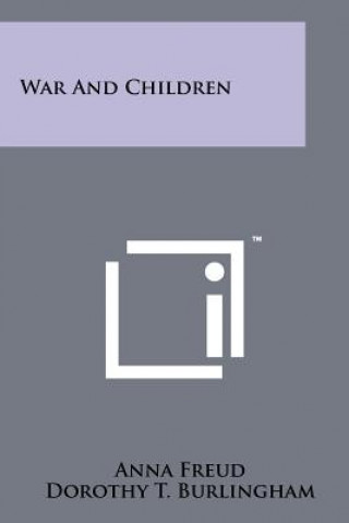 Kniha War And Children Anna Freud