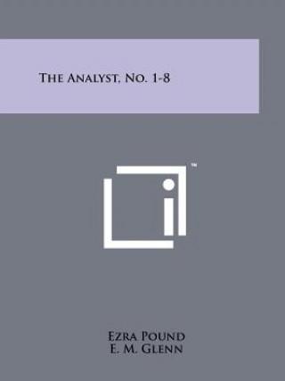 Buch The Analyst, No. 1-8 Ezra Pound