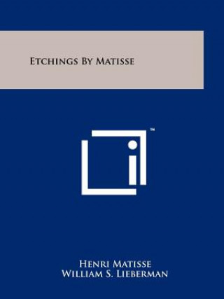 Book Etchings By Matisse William S Lieberman