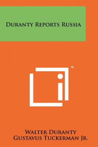 Kniha Duranty Reports Russia Walter Duranty