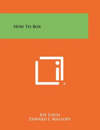 Book How To Box Joe Louis