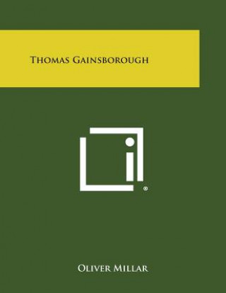 Kniha Thomas Gainsborough Oliver Millar