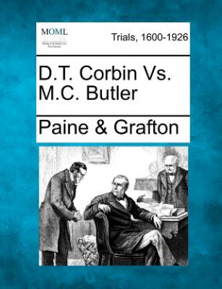 Könyv D.T. Corbin vs. M.C. Butler Paine &amp; Grafton