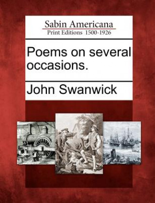 Kniha Poems on Several Occasions. John Swanwick