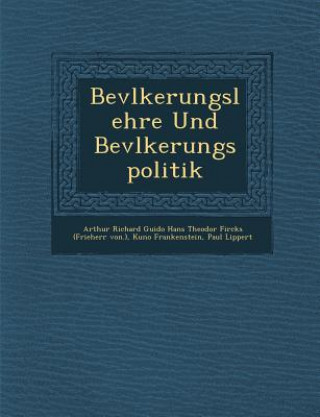 Kniha Bev Lkerungslehre Und Bev Lkerungspolitik Kuno Frankenstein