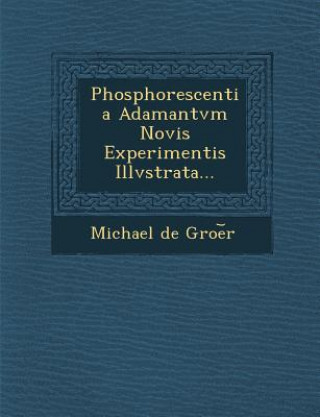 Könyv Phosphorescentia Adamantvm Novis Experimentis Illvstrata... Michael De Groe R