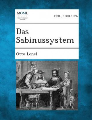 Könyv Das Sabinussystem Otto Lenel