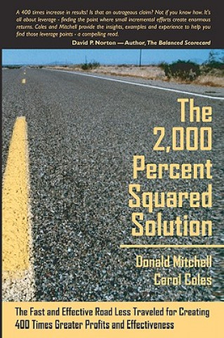 Carte The 2,000 Percent Squared Solution: The Fast and Effective Road Less Traveled for Creating 400 Times Greater Profits and Effectiveness Donald Mitchell