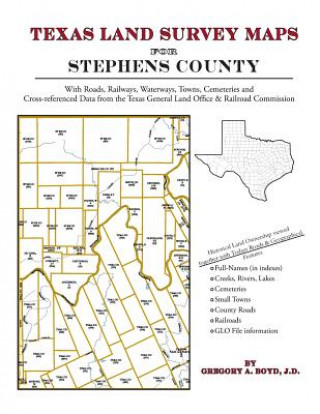 Book Texas Land Survey Maps for Stephens County Gregory a Boyd J D