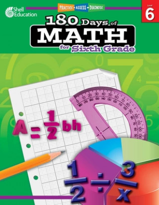 Kniha 180 Days of Math for Sixth Grade Jodene Smith